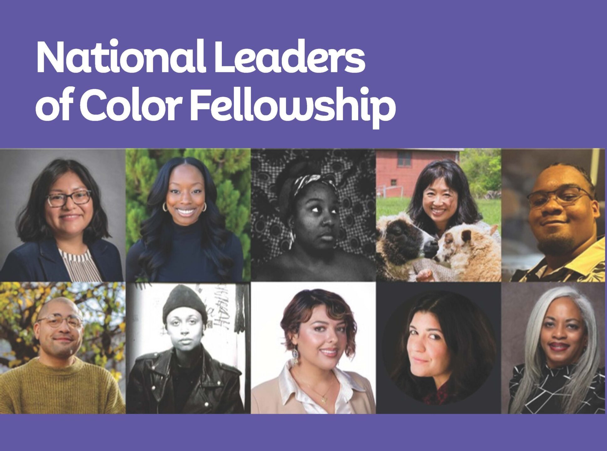 Social Media tile with the 2024-2024 Mid Atlantic cohort of the National Leaders of Color Fellows.
